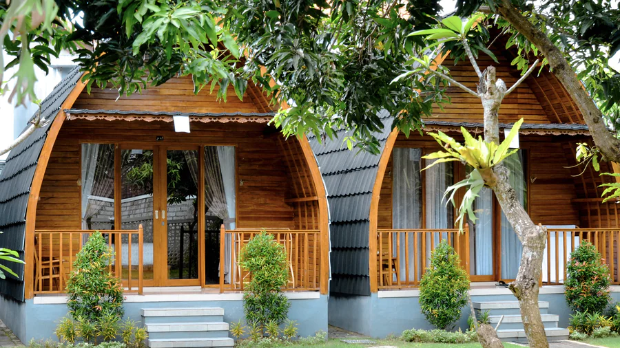 Bungalow exterior detail